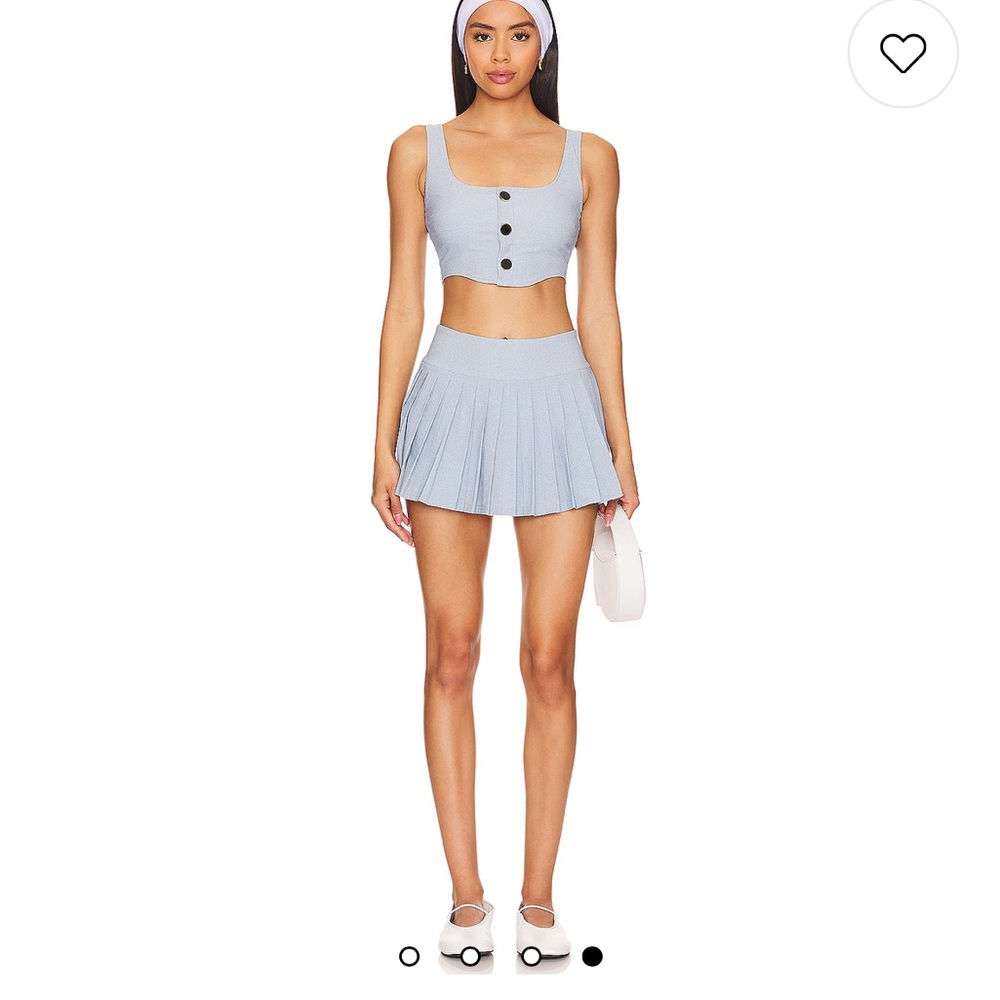 Montce Light Blue Mini Skirt and top (set)